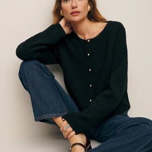 Reformation Gigi regenerative wool cardigan